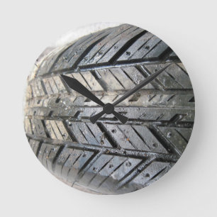 Tire Round Clock