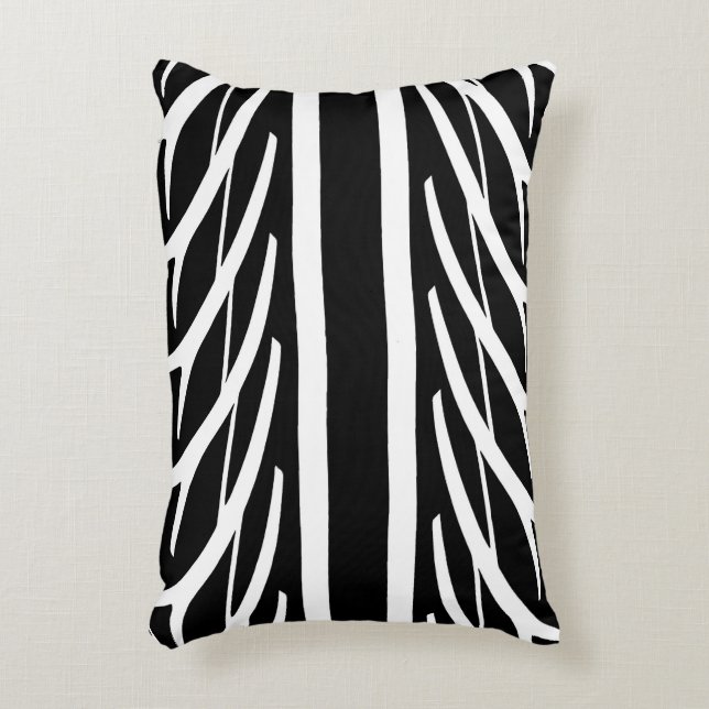 Tire Texture Abstract Pattern Decorative Cushion (Front(Vertical))