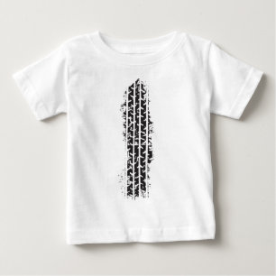 Tire Track Baby T-Shirt