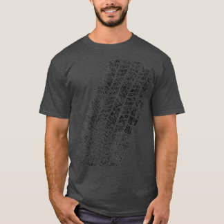 Tire Track funny halloween T-Shirt