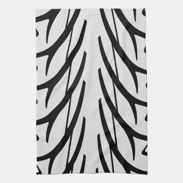 Tire Tread Texture Abstract Pattern  Tea Towel (Vertical)