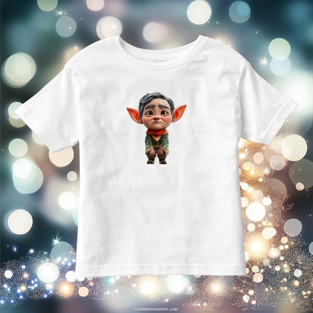 Tired Dad Christmas Elf Toddler Tee (Creator Uploaded)