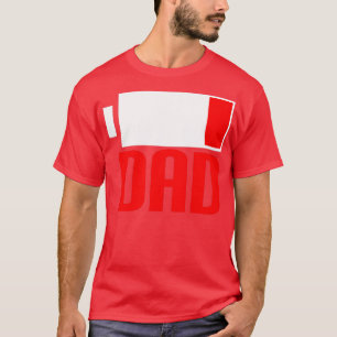 Tired Dad Funny Sleepless Low Battery Empty Draine T-Shirt