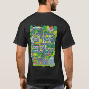 Tired Dads Club Car Track Racetrack Playmat Men T-Shirt