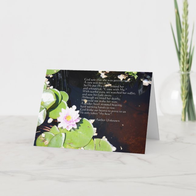 Tired Lilies Card (Front)