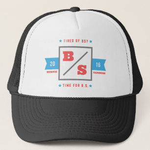 Tired of BS? Bernie Sanders Trucker Hat