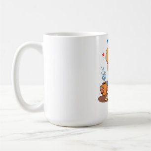 Tired Office Worker Cartoon – Funny Coffee & Work Mug