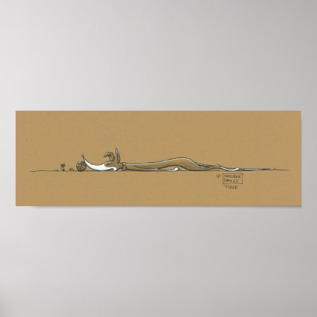 "Tired" Poster (Front)