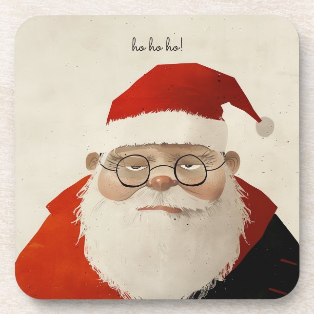 Tired Santa Coaster (Front)