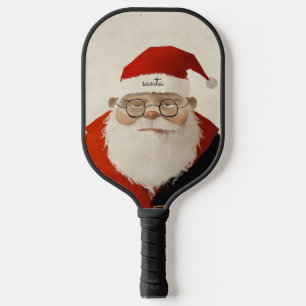 Tired Santa Pickleball Paddle