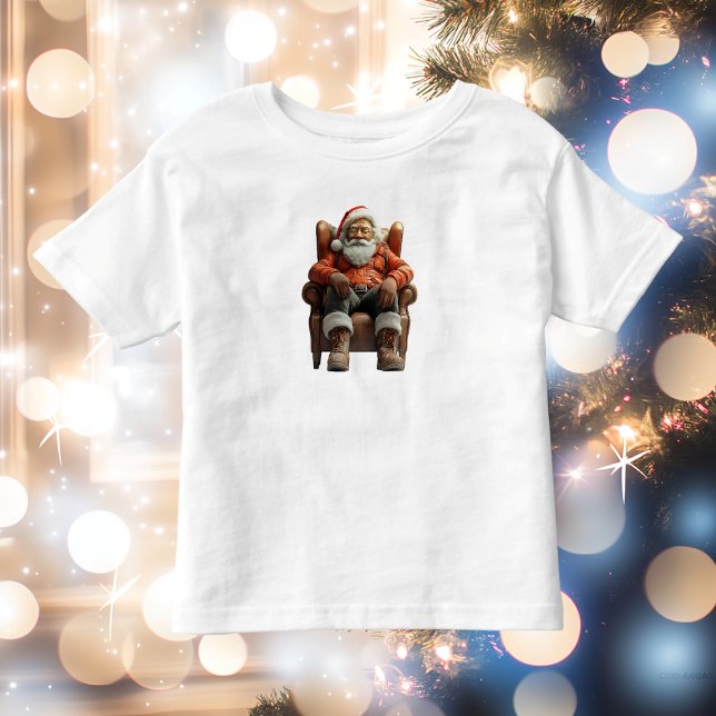 Tired Santa Toddler Tee (Creator Uploaded)