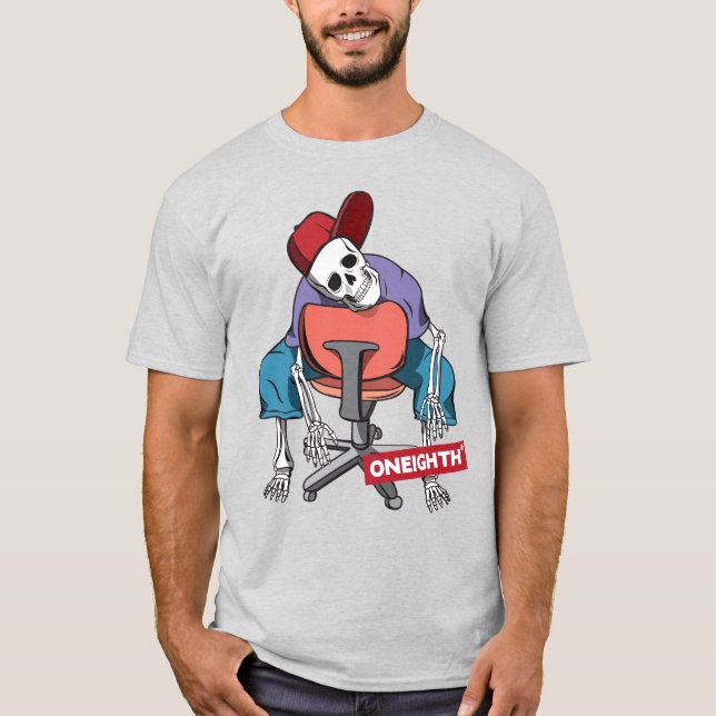 Tired skull. ONEIGHTH Tokyo Original T-Shirt (Front)