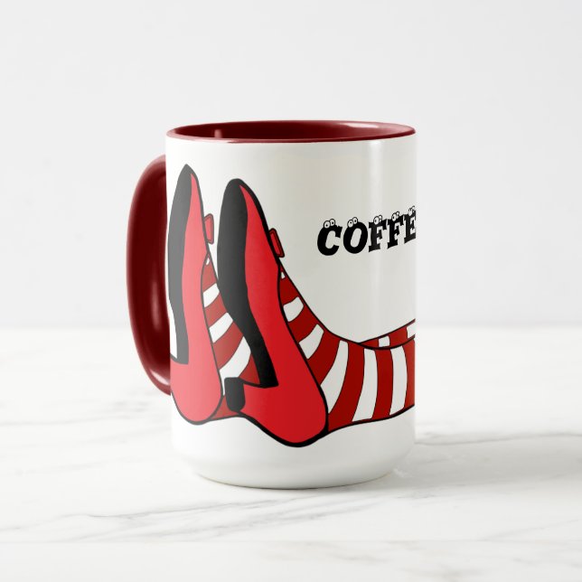 Tired Witch  Halloween Mug (Front Left)