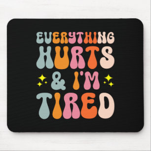 Tiredness Gym Training Athlete Runner Everything H Mouse Pad