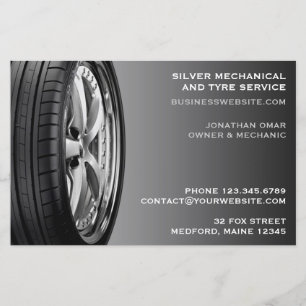 Tires Auto Repair Flyer