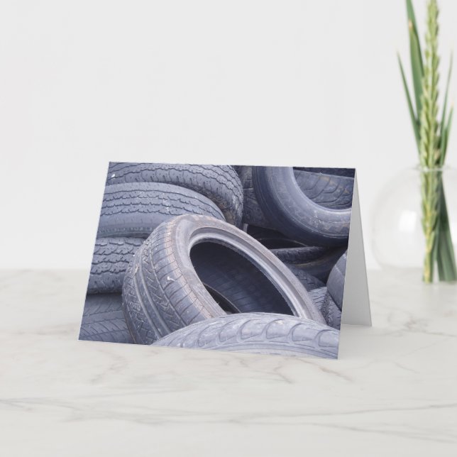 "Tires" Birthday Card (Front)