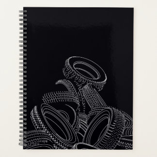 Tires Planner Calendar Notebook