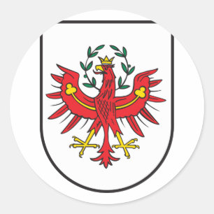 Tirol Wappen, Austria Classic Round Sticker