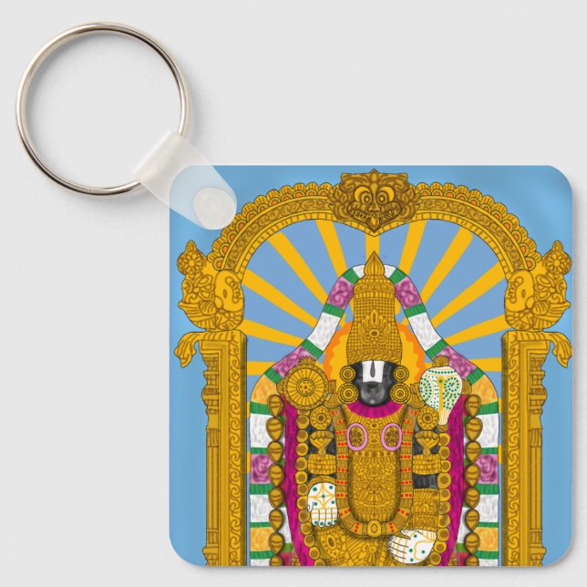 Tirupati Balaji Keychain for Daily Use (Front)