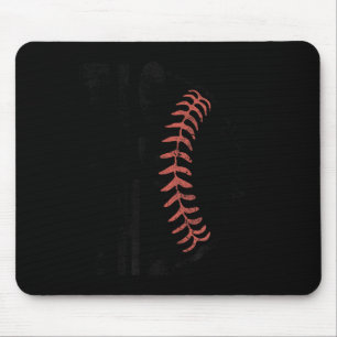 Tis Season Baseball Softball Funny Artwork Mouse Pad