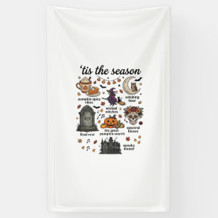 Tis Season Halloween Witch Pumpkin Skull_1 Banner