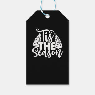 Tis Season To Careful - Retro Vintage Style Gift Tags