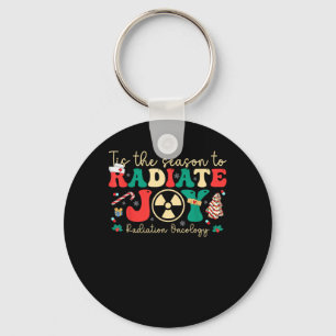 Tis Season To Joy Radiation Oncology Christmas Key Ring