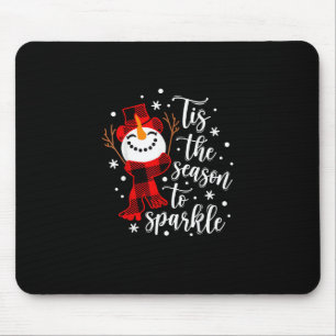 Tis Season To Sparkle Matching Family Mouse Pad