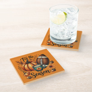 Tis the Fall Season Glass Coaster