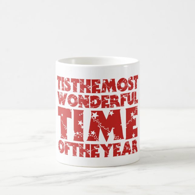 Tis The Most Wonderful Time of The Year Christmas Coffee Mug (Center)