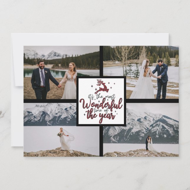 Tis the Most Wonderful Time of Year Christmas Card (Front)