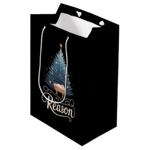 Tis The Reason Christian Religious Christmas Bible Medium Gift Bag