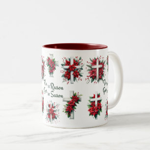 Tis The Reason For The Season Two-Tone Coffee Mug