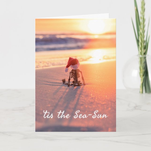 ‘tis the sea-sun card (Front)
