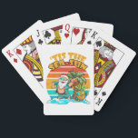 Tis The Sea-Sun Santa Beach Summer Season Christma Playing Cards<br><div class="desc">Dive into the sea-sun spirit with our 'Tis The Sea-Sun' Christmas in July collection! Santa's trading snow for sand,  and you're invited to join the summer festive fun. 🌊🎅🏖️ #SeaSunSanta #ChristmasInJuly #BeachChristmas</div>