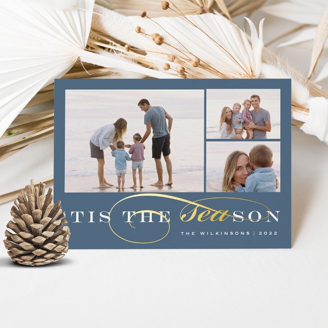 Tis the Season | 3 Photo Nautical Christmas (Creator Uploaded)
