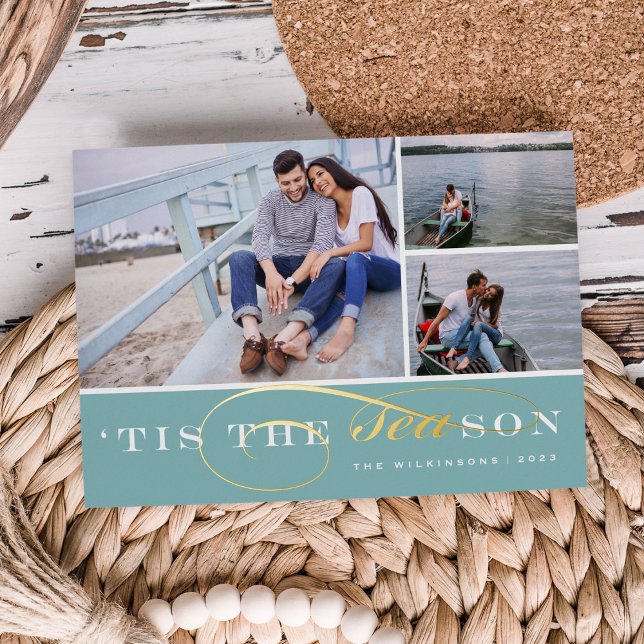 Tis the Season | 3 Photo Nautical Christmas Foil H (Creator Uploaded)