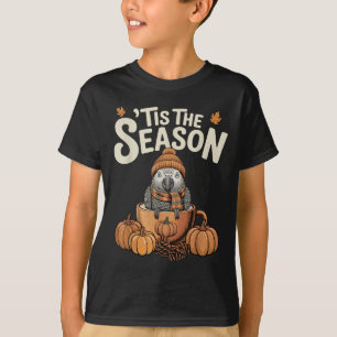 Tis The Season African G Parrot Fall Coffee Pumpki T-Shirt