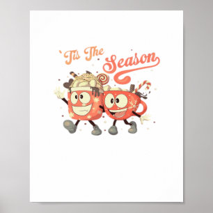 Tis The Season Art Treats With Retro Charm Poster