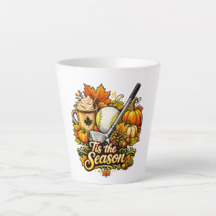 Tis The Season Autumn Golf Pumpkin Spice Coffee Latte Mug