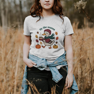 Tis the Season, Autumn Goose Pumpkin Spice Prince  Sweatshirt