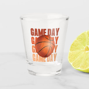 Tis The Season Basketball Game Day Fan Shot Glass