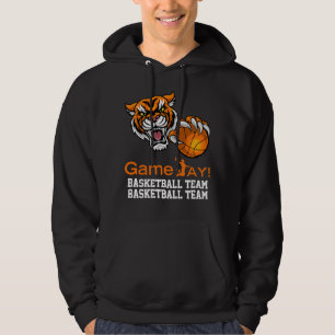 Tis The Season Basketball Game On Tiger  Hoodie