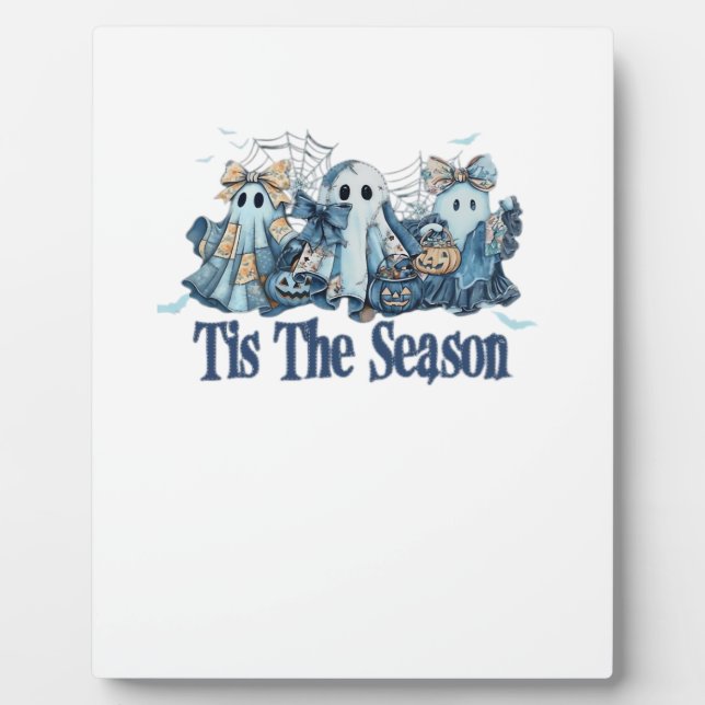 Tis The Season Boo Couquette Halloween Spooky Seas Plaque (Front)