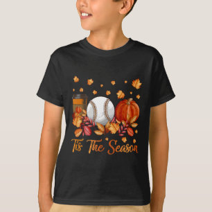 Tis The Season Bysebyll Pumpkin Autumn Fall Thanks T-Shirt