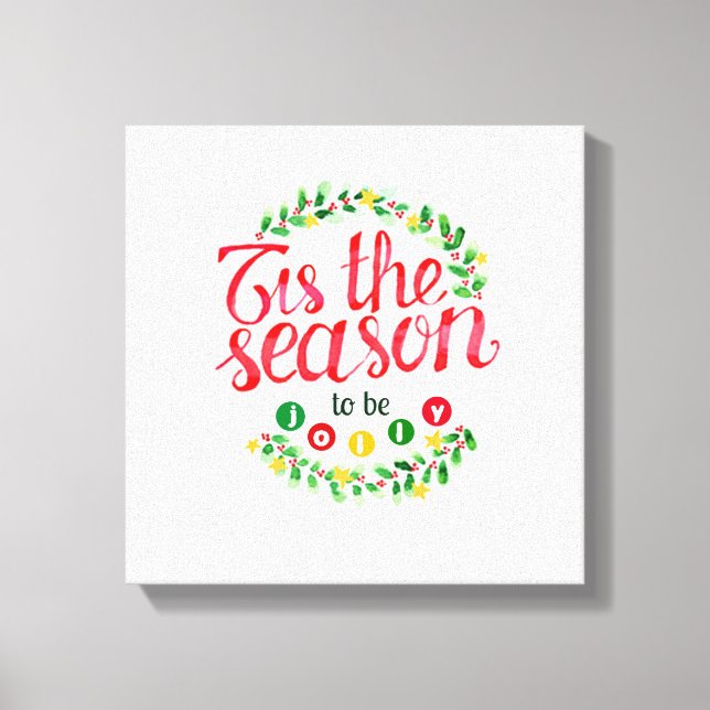 Tis The Season Canvas Print (Front)