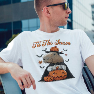 'Tis the Season Capybara Halloween Funny T-Shirt