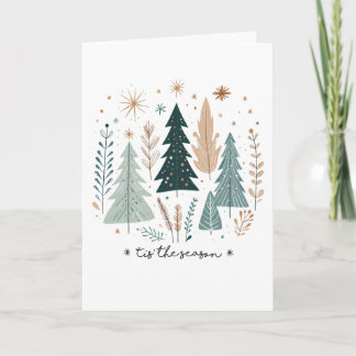 ‘Tis the Season Christmas Card – Minimalist Holida