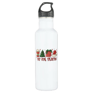 Tis The Season Christmas Coffee Funny Holiday Love 710 Ml Water Bottle