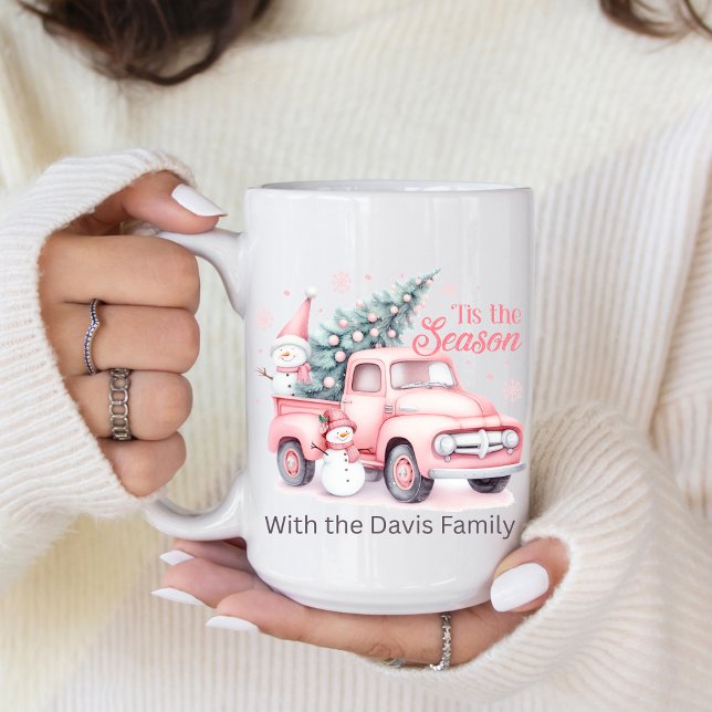 Tis the Season Christmas Coffee Mug (Customize this cute tis the season Christmas coffee mug. )